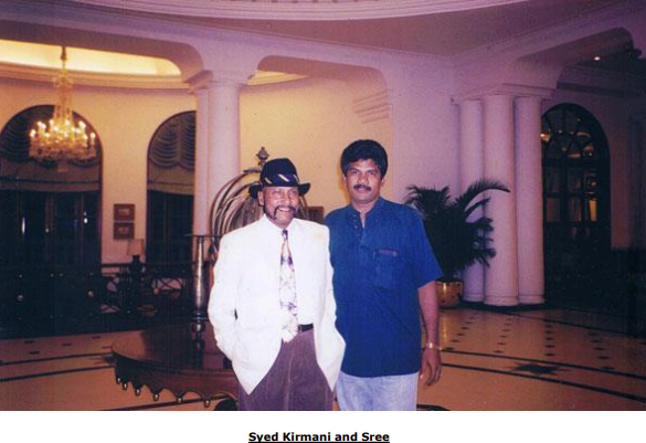Syed Kirmani with Sree